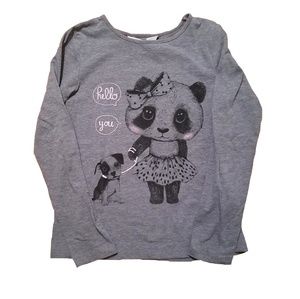 H&M | Girl's Size 6 Long Sleeve Graphic T-Shirt